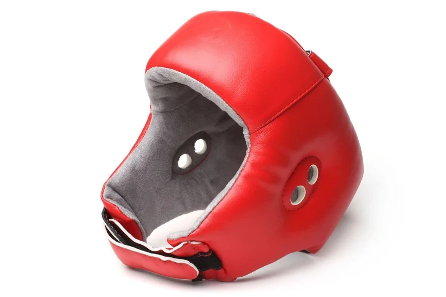 casco rojo