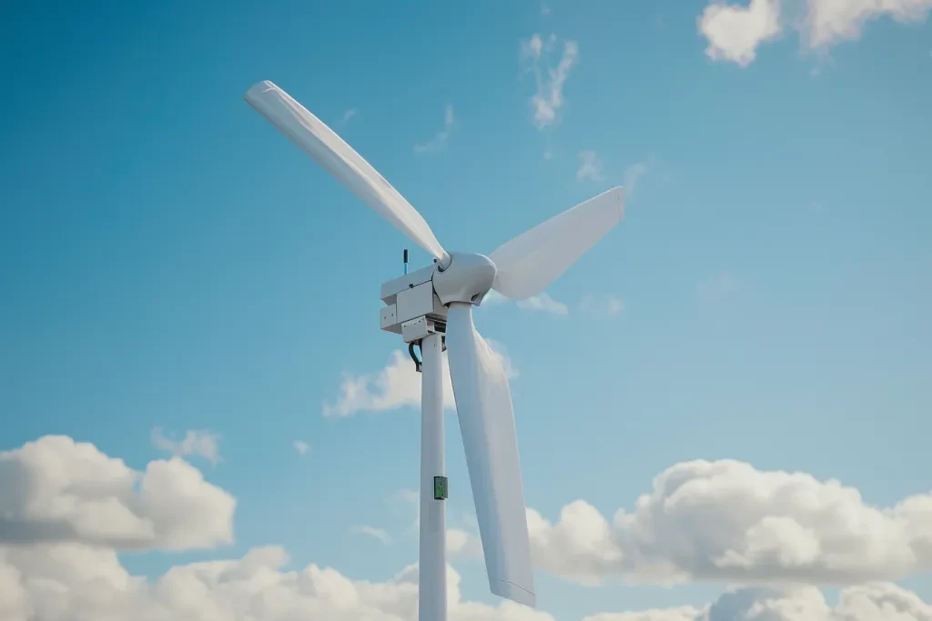 simbolizando a geração de energia sustentável e ecológica para uso doméstico