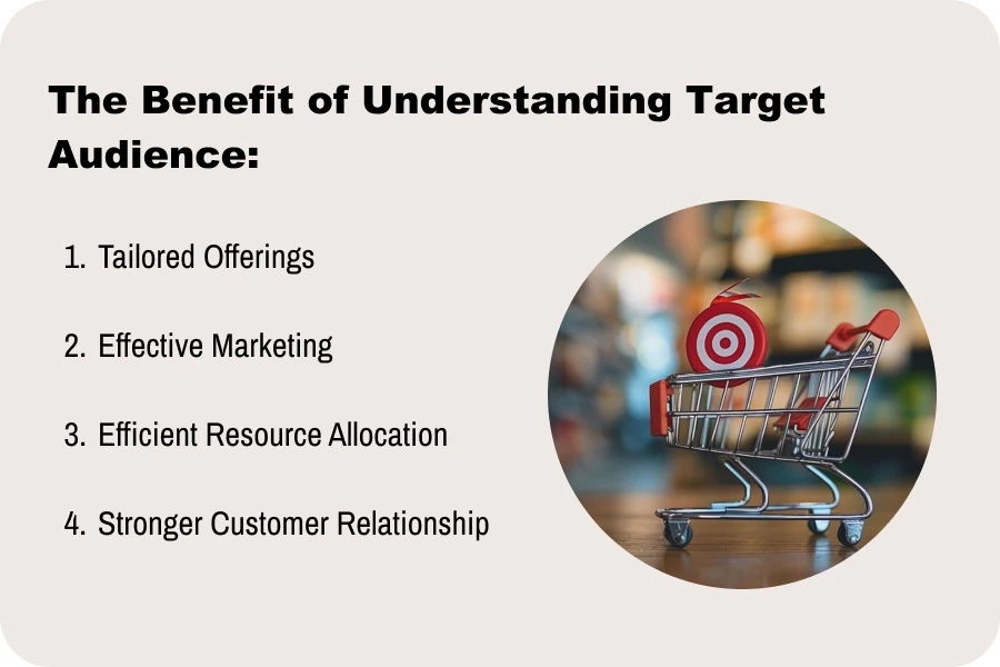 the benefit of understanding target audience