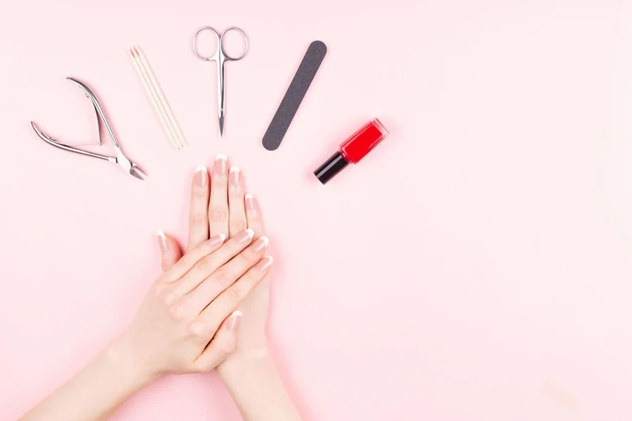 the manicure and pedicure set