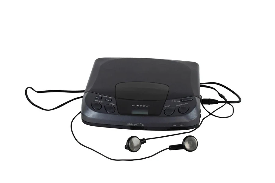 der tragbare CD-Player