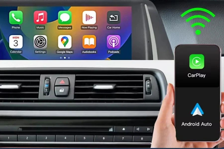 CARABC ワイヤレス Apple CarPlay および Android Auto (BMW NBT システム用)