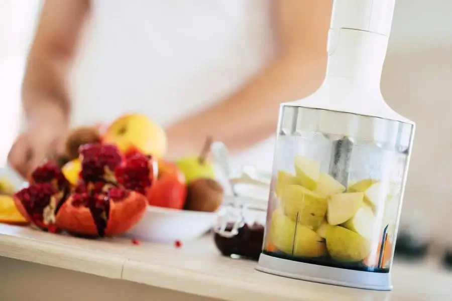 Fresh and ripe fruits composition on the table in the domestic kitchen