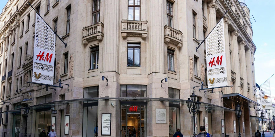 H&M shop in Budapest