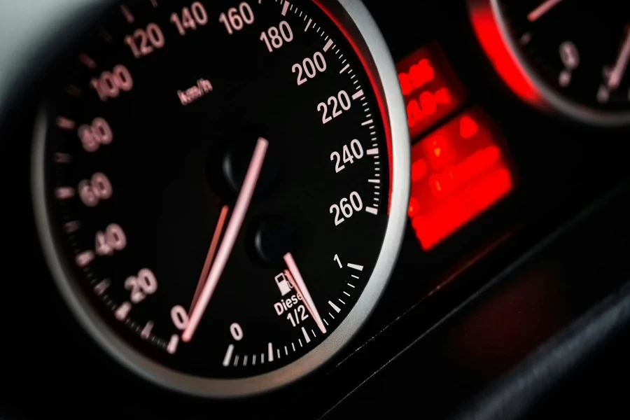 Speedometer Gauge Reading at Zero