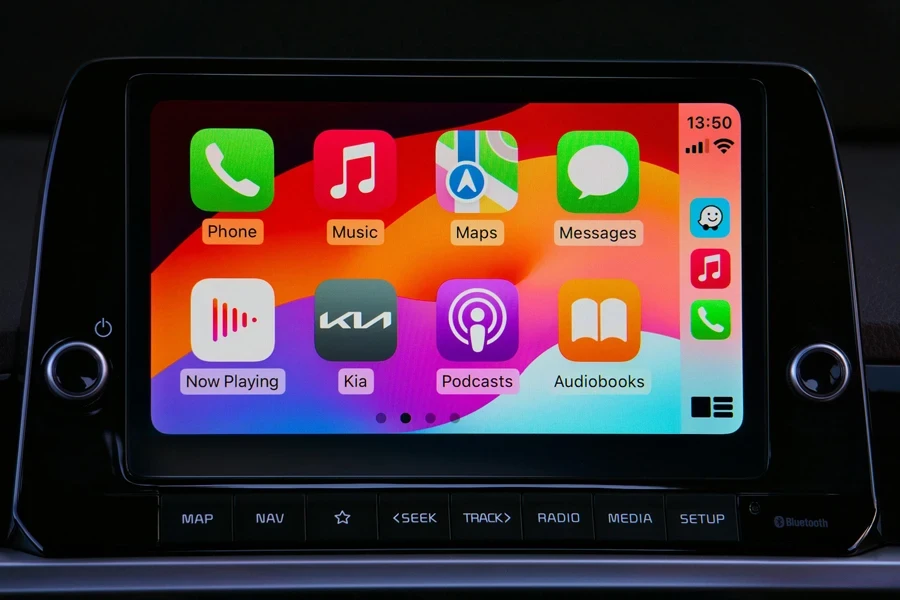 Schermo touchscreen nella Kia Stonic