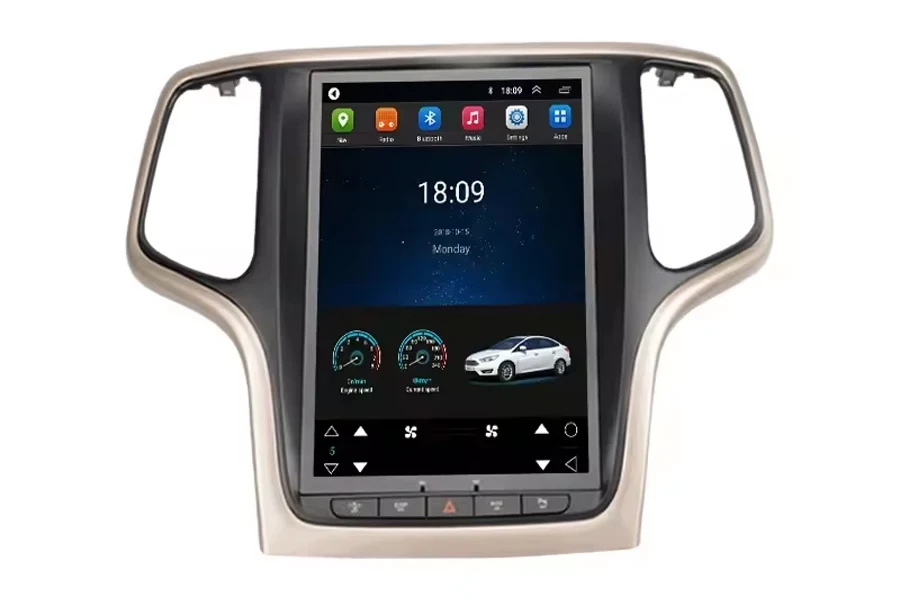 Vertical Touch Screen Car Android Auto Stereo Radio Player