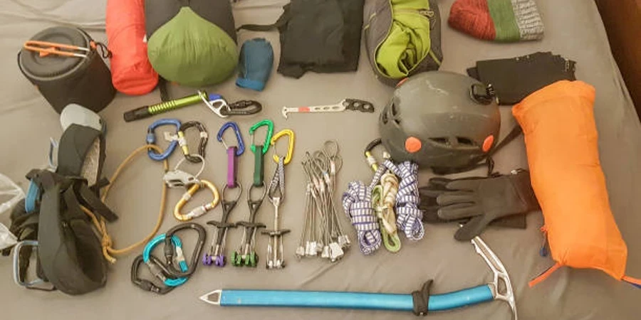 camping and hiking gear