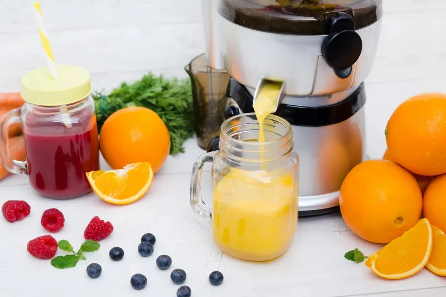 préparer des jus à partir de fruits et légumes frais