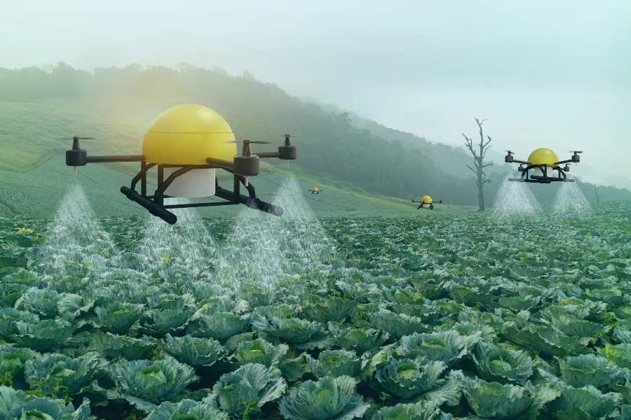 iot smart agriculture industry 4.0 concept