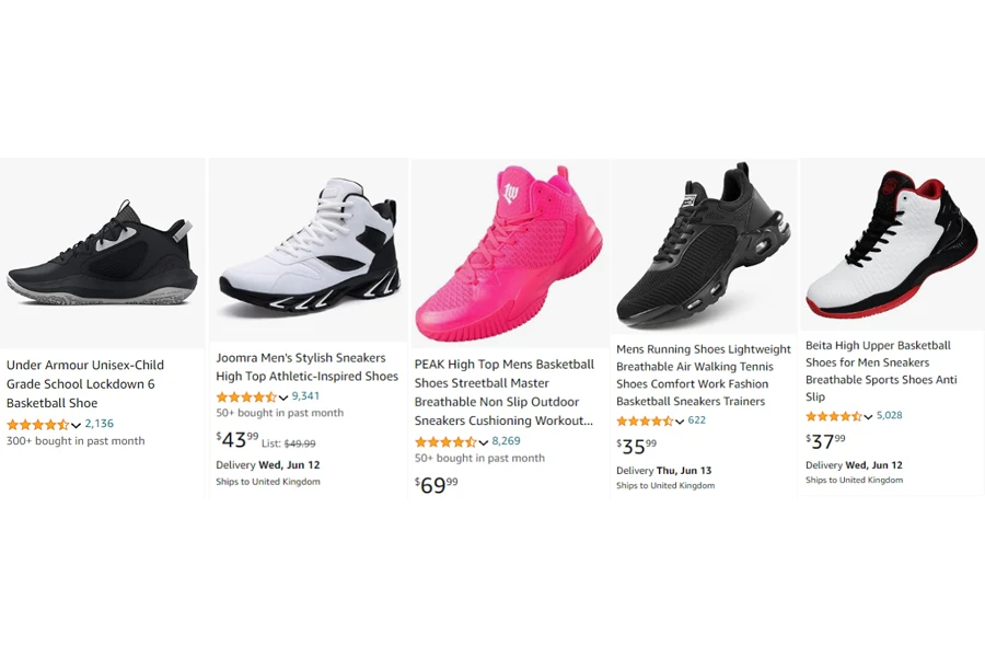 top-selling Basketball Shoes