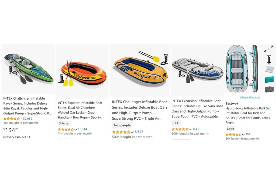 top-selling Rowing Boats