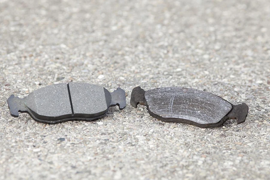 Auto repair brake pad change