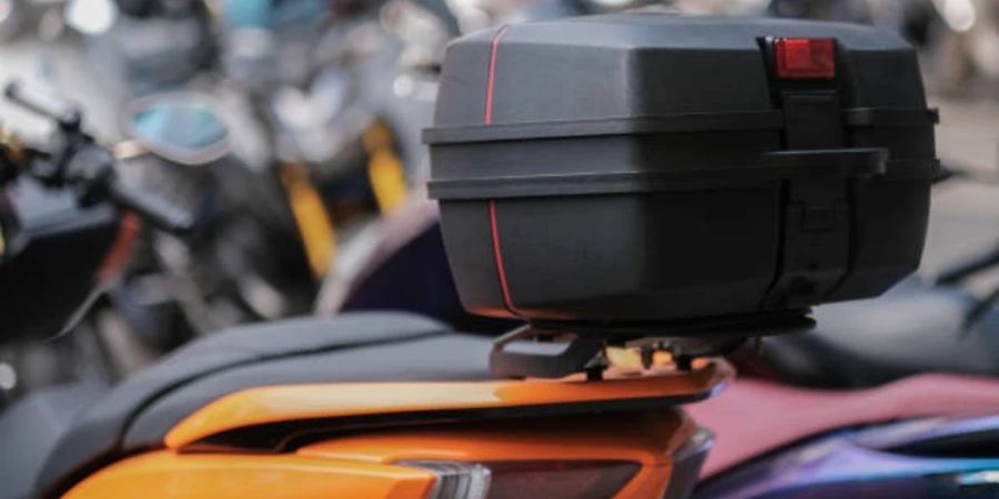 Motorcycle tail box