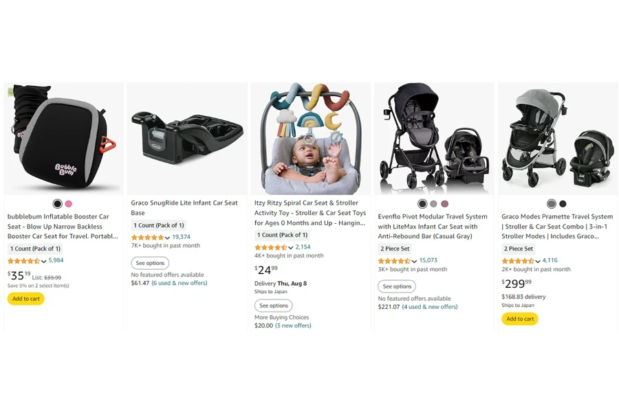 Top-selling Car Baby Seats