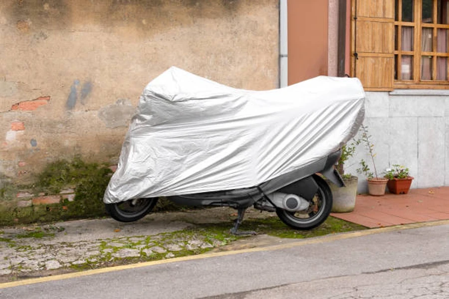 cubierta de la motocicleta