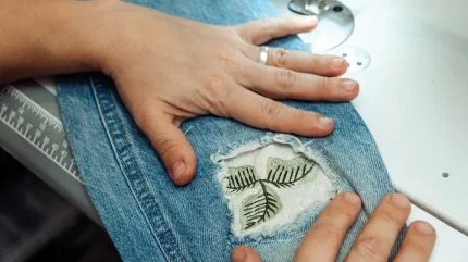 jeans reparados