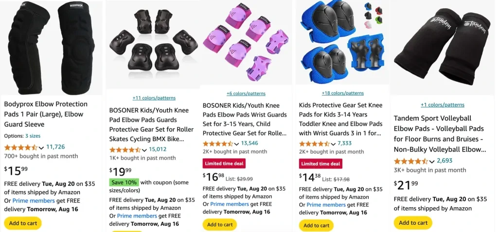 top-selling Elbow & Knee Pads