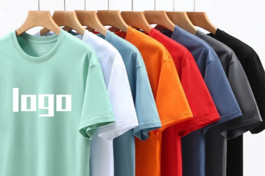 Custom T-Shirt Printing Blank T-Shirt with Logo for Men