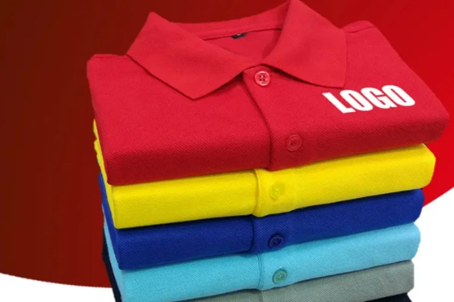 Yüksek Kaliteli Şirket Üniforma Polyester Erkek Polo Tişörtü