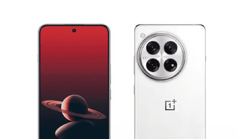 Parte frontal y parte posterior del OnePlus 13