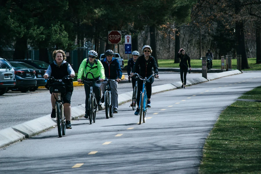 Bicicletas para cinco personas