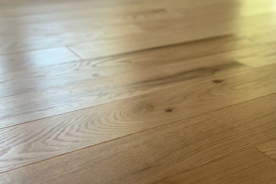 Image of a natural-looking engineered hardwood floor