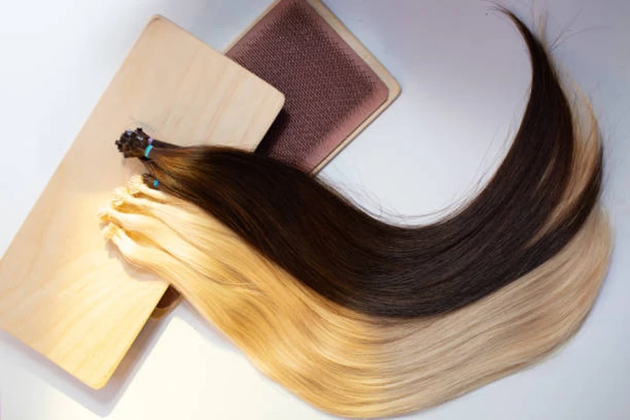 Micro Beads Nano Ring Human Hair Extensions