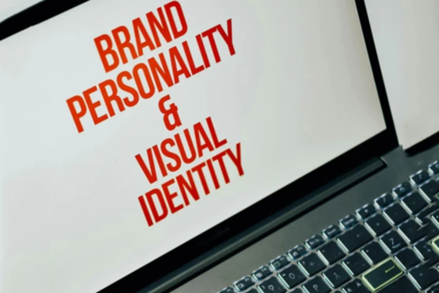Identidad visual en un portátil