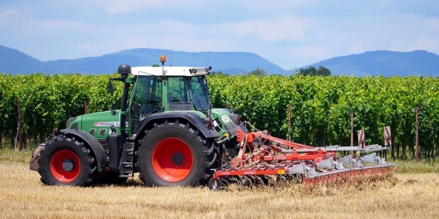 trator, agricultura, campo