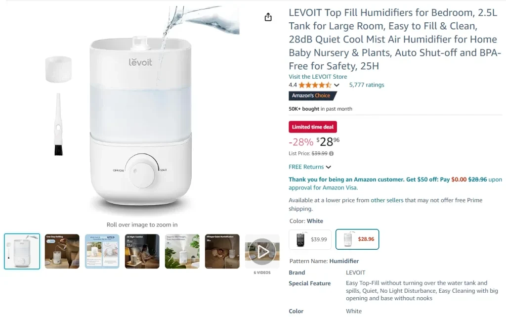 Humidificateurs