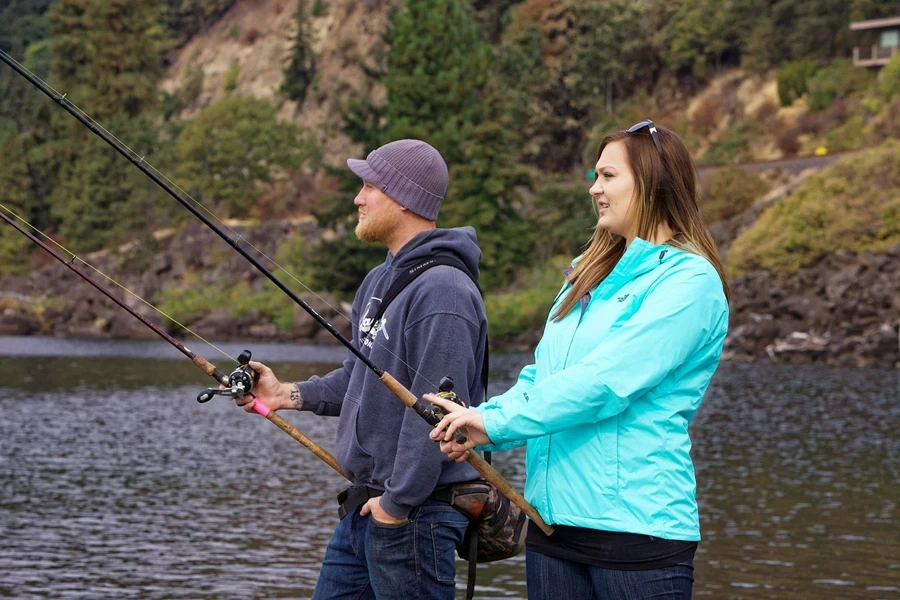 anglers, fishing, salmon