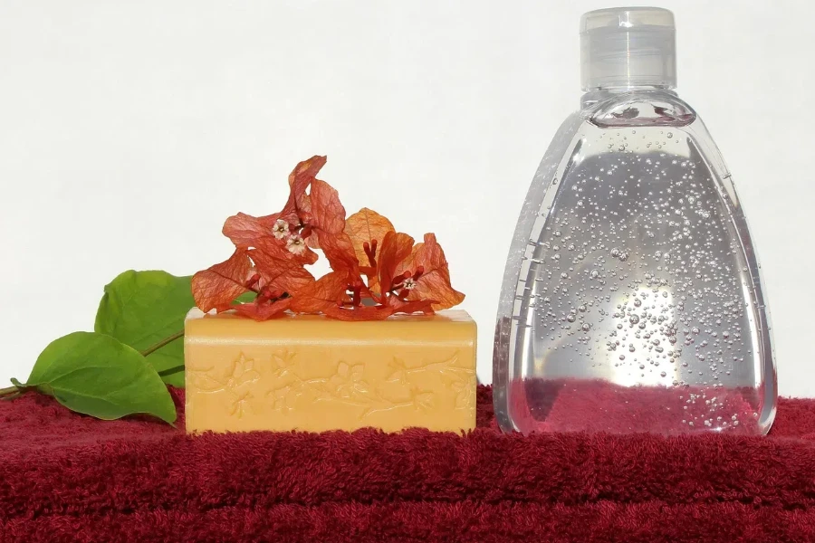 Gel-based cleaners are usually stored in bulkier bottles