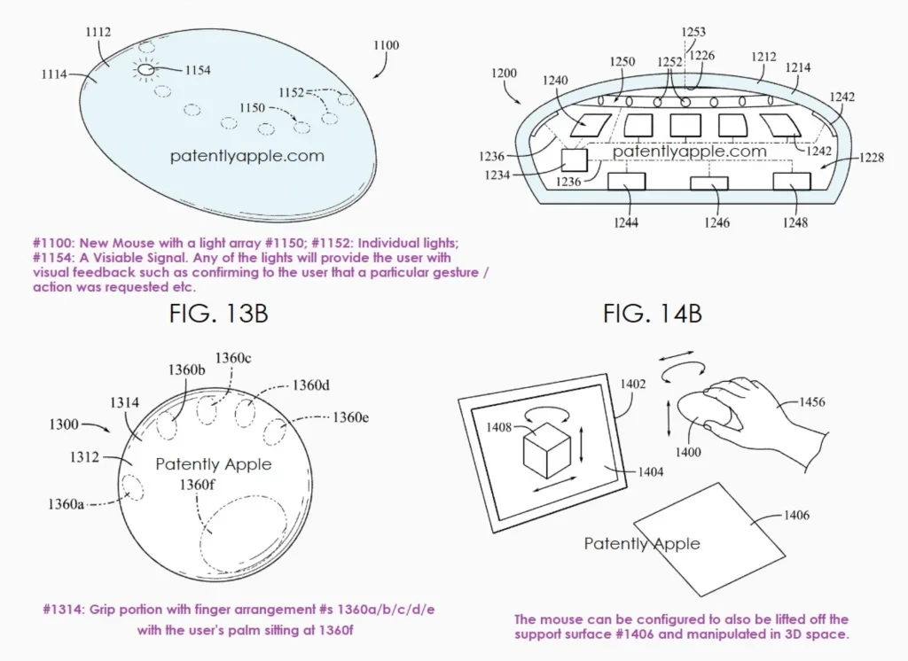 Paten interaksi ruang 3D Apple