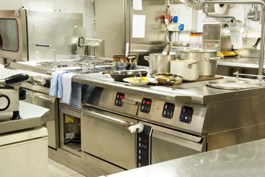 Modern kitchen in a hotel or restaurant