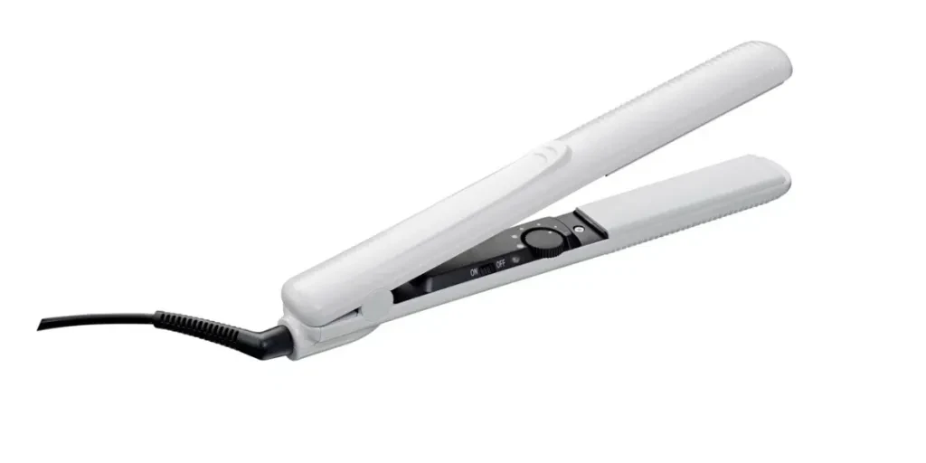 Modern white hair straightener