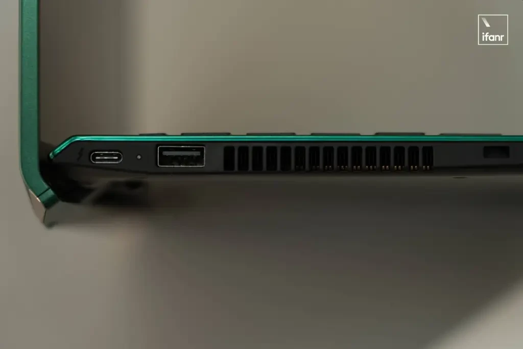 Side view of VAIO SX14-R showing cooling vents