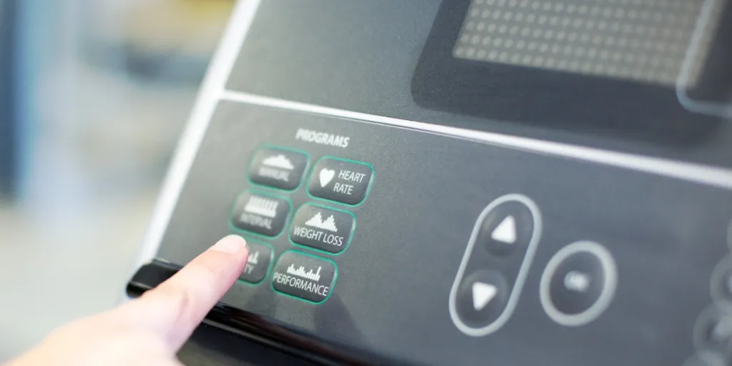 Treadmill Display Closeup