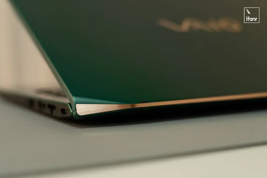 VAIO SX series laptop showing multiple ports on the side