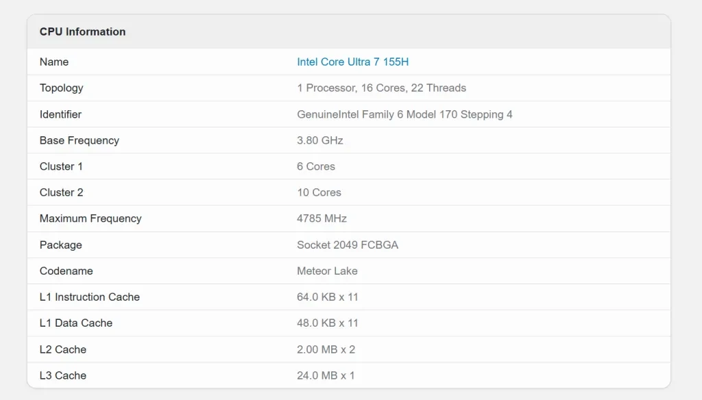 Intel Ultra 14 7H işlemci ve gelişmiş soğutmaya sahip VAIO SX155-R