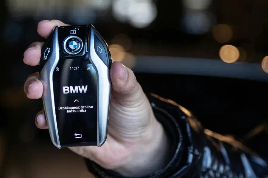 Remote starter for a BMW car