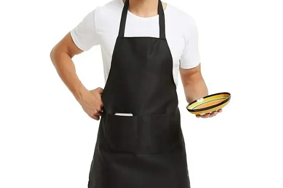 100% Polyester Adjustable Bib Apron