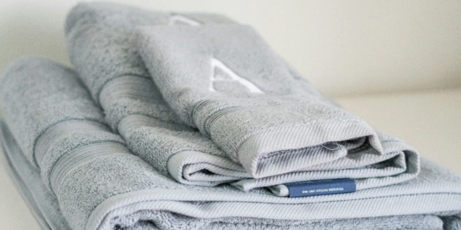 A stack of folded towels