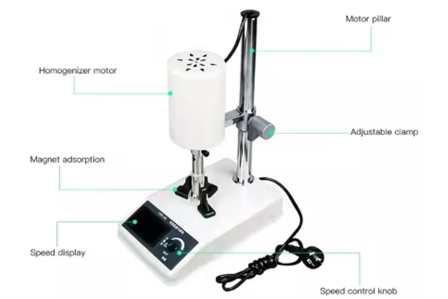 Omogeneizzatore ad alta velocità con display digitale regolabile