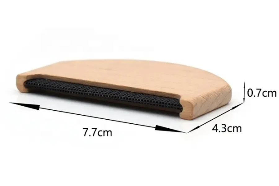 Eco-Friendly Wooden Sweater Comb