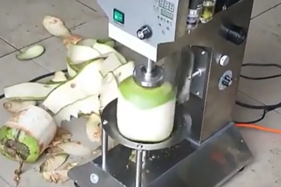 Green Coconut Automatic Peeler