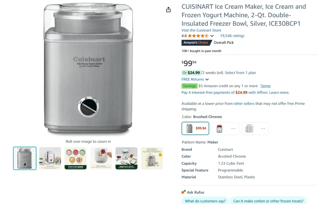 Ice Cream Maker