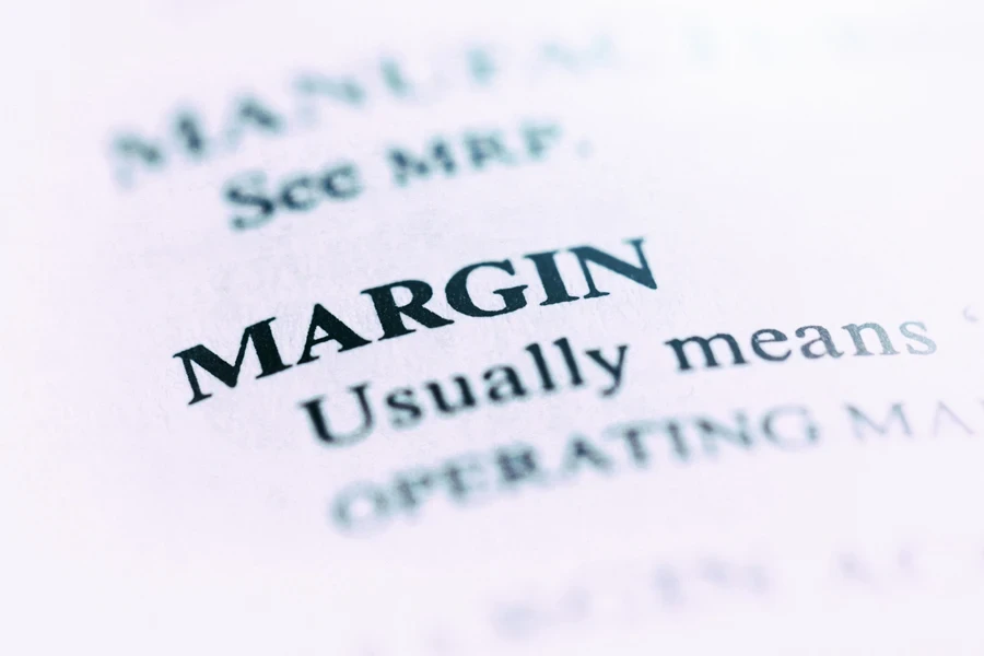 Margin on a page with definition