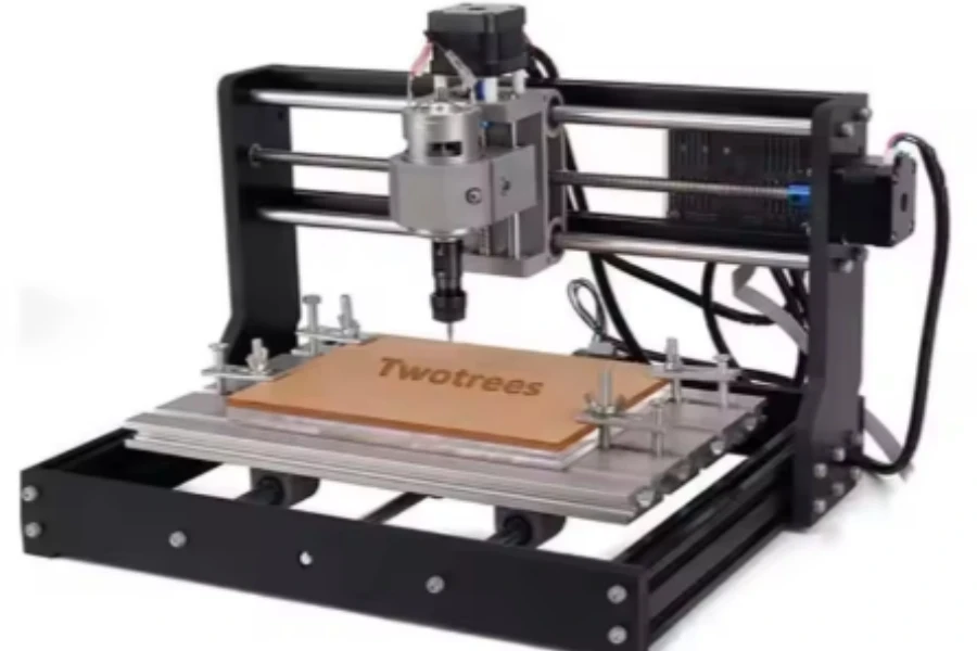 Mini roteador CNC para madeira