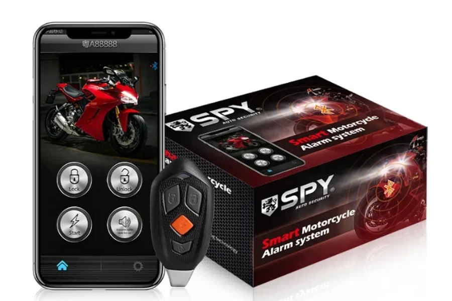 Kit de alarme antirroubo de segurança para motocicleta SPY CDI